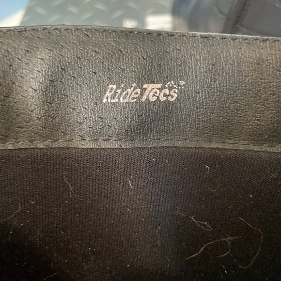 Women’s Harness Biker Boots, Black, Size 9 - Picture 9 of 9